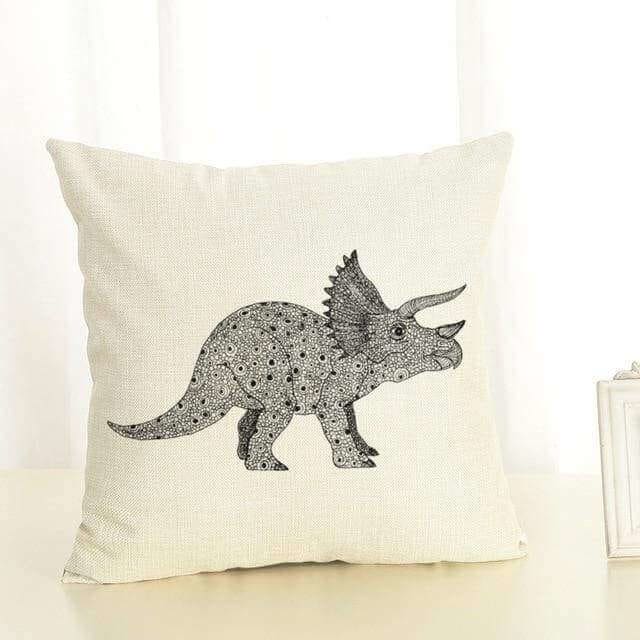Triceratops Pillow Case