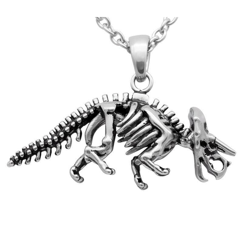 Triceratops Skeleton Necklace - 45cm
