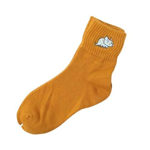 Amber Triceratops Short Socks