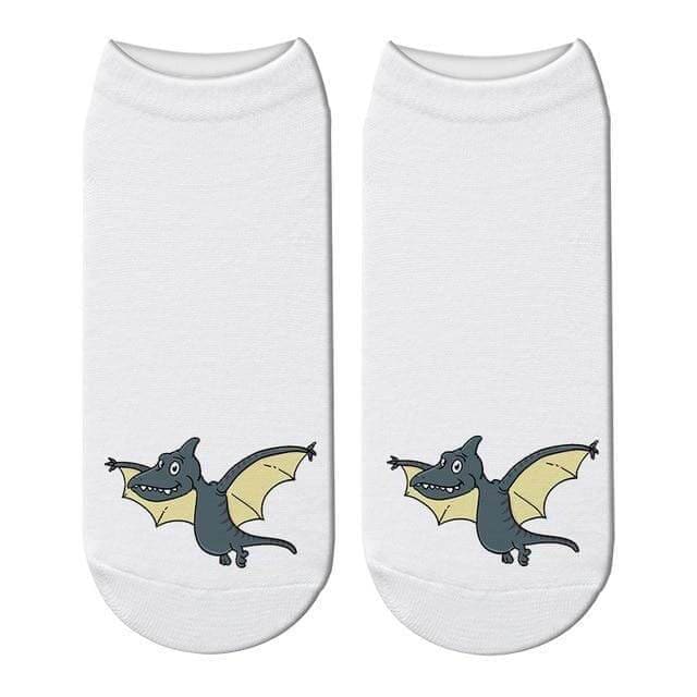 Women's Cute Pterodactyl Short Socks