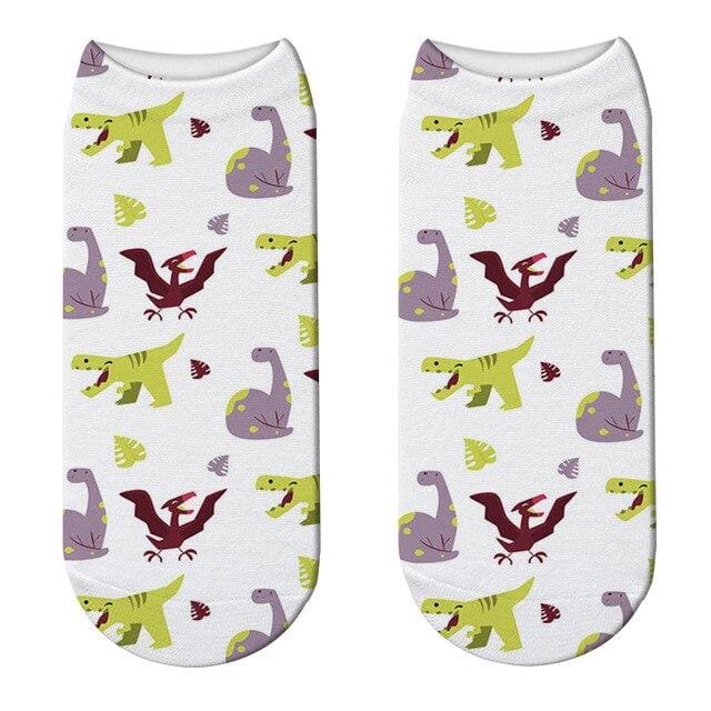 Women's Dino Short Socks