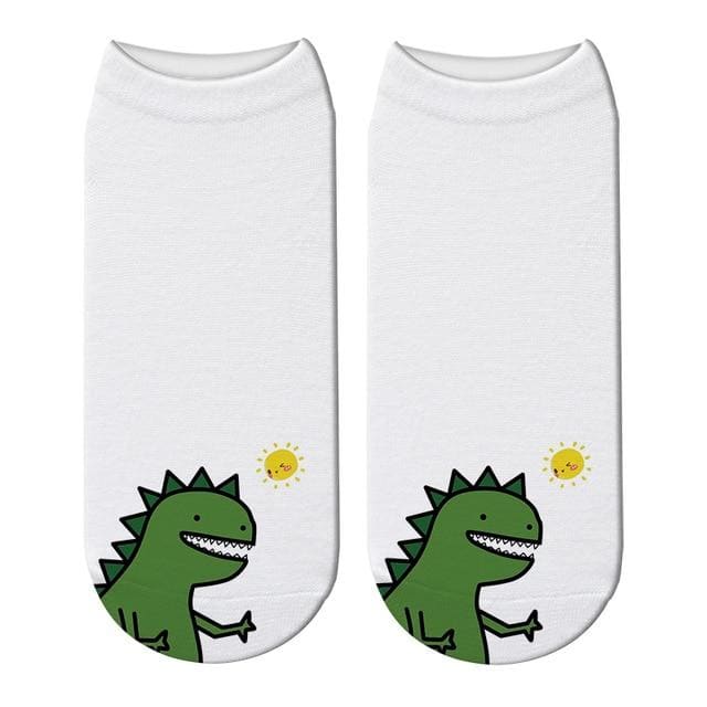 Women's Funny T-Rex Short Socks