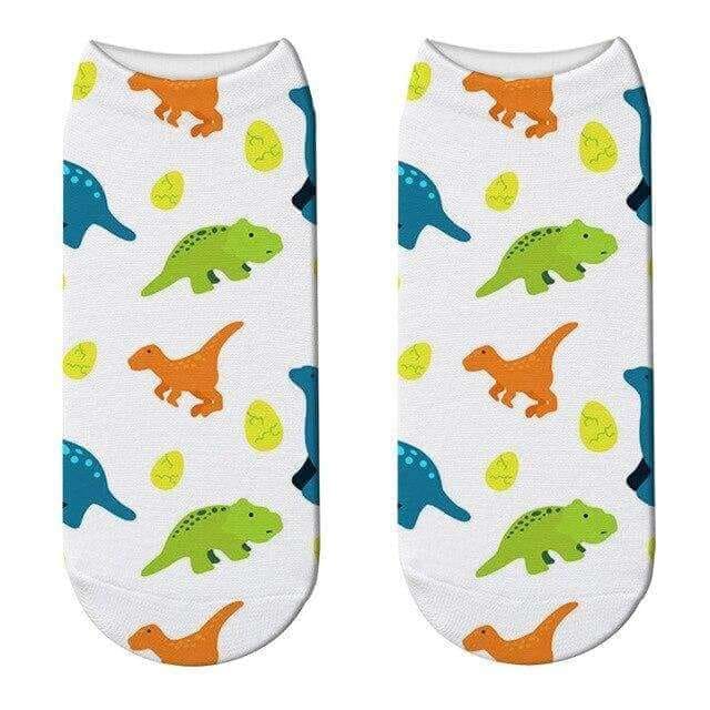 Women’s Lovely Dinosaur Short Socks
