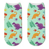 Trendy Dinosaur Short Socks