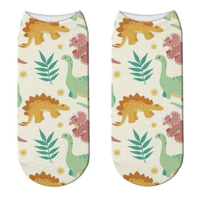 Women’s Vintage Dinosaur Short Socks