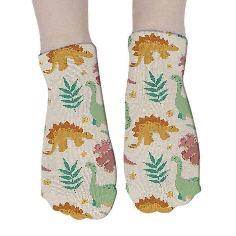Women’s Vintage Dinosaur Short Socks